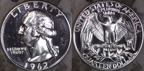 1962 Washington Silver Quarter PROOF