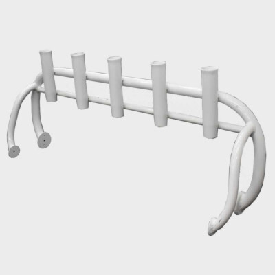 Lowe Boat Rod Holder Rocket Launcher White Pole 51 3/8 Inch