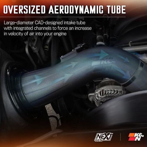 K&N NextGen Cold Air Intake for 2020-2026 Sierra Silverado 2500/3500HD 6.6L GAS - Picture 7 of 11
