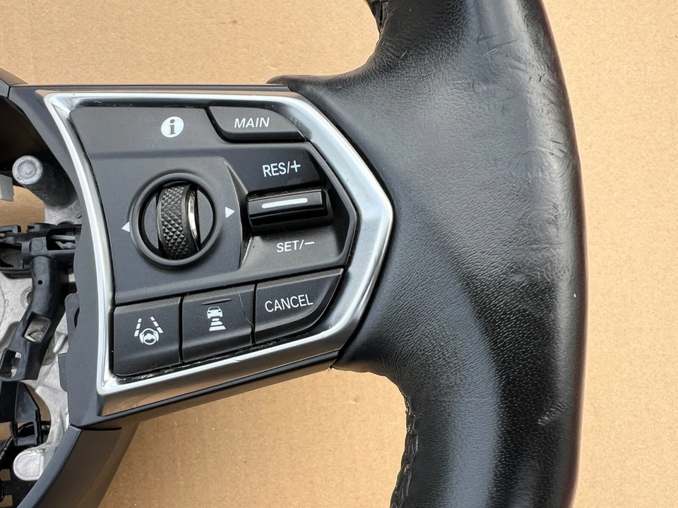 2019 - 2024 ACURA RDX STEERING WHEEL W/AUDIO CRUISE CONTROL SWITCH OEM I LEATHER - Image 2 of 4
