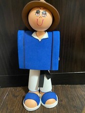 MUÑECA DE ESPUMA FOFUCHA FOAMY PERSONALIZADA HECHA A MANO 10" figura artesanal niña con sombrero