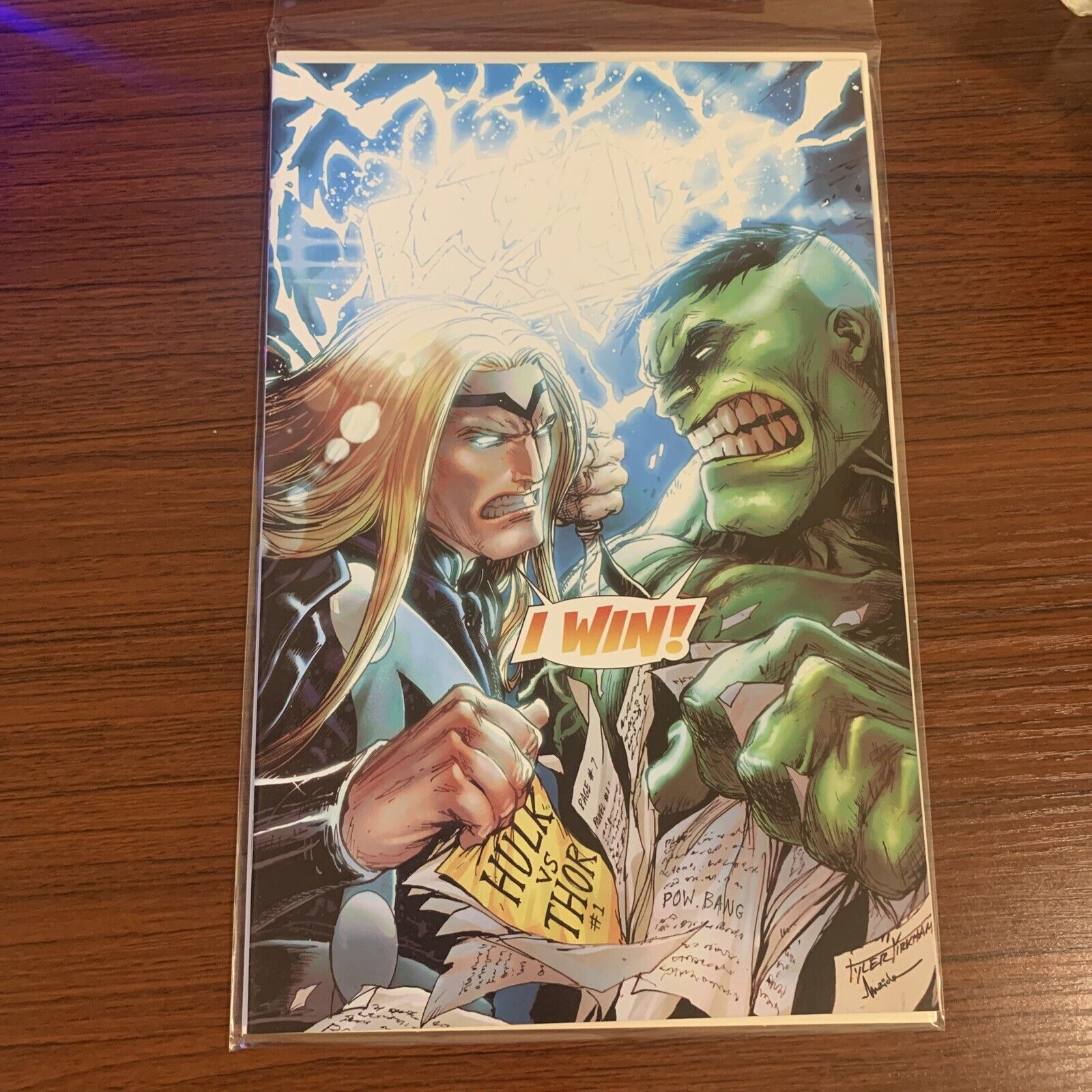 Hulk VS Thor Banner Of War Alpha #1 Tyler Kirkham Virgin Variant 2022