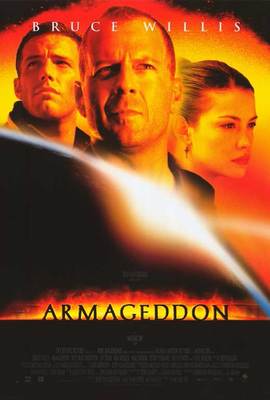 ARMAGEDDON Movie POSTER 27x40 C Erik Per Sullivan Bruce Willis Ben Affleck Billy