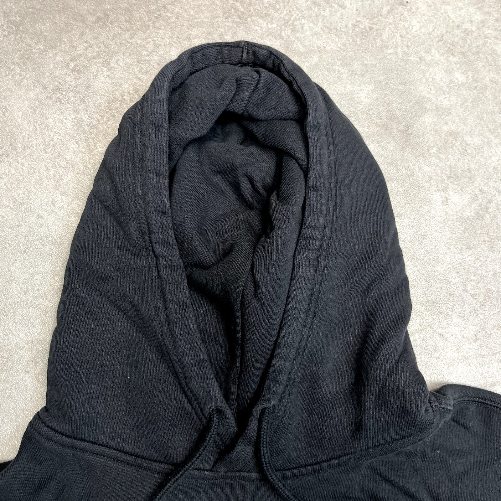 Adidas Hoodie Womens Y2K Spellout Sports Cropped Sweatshirt, Black,Medium image 4