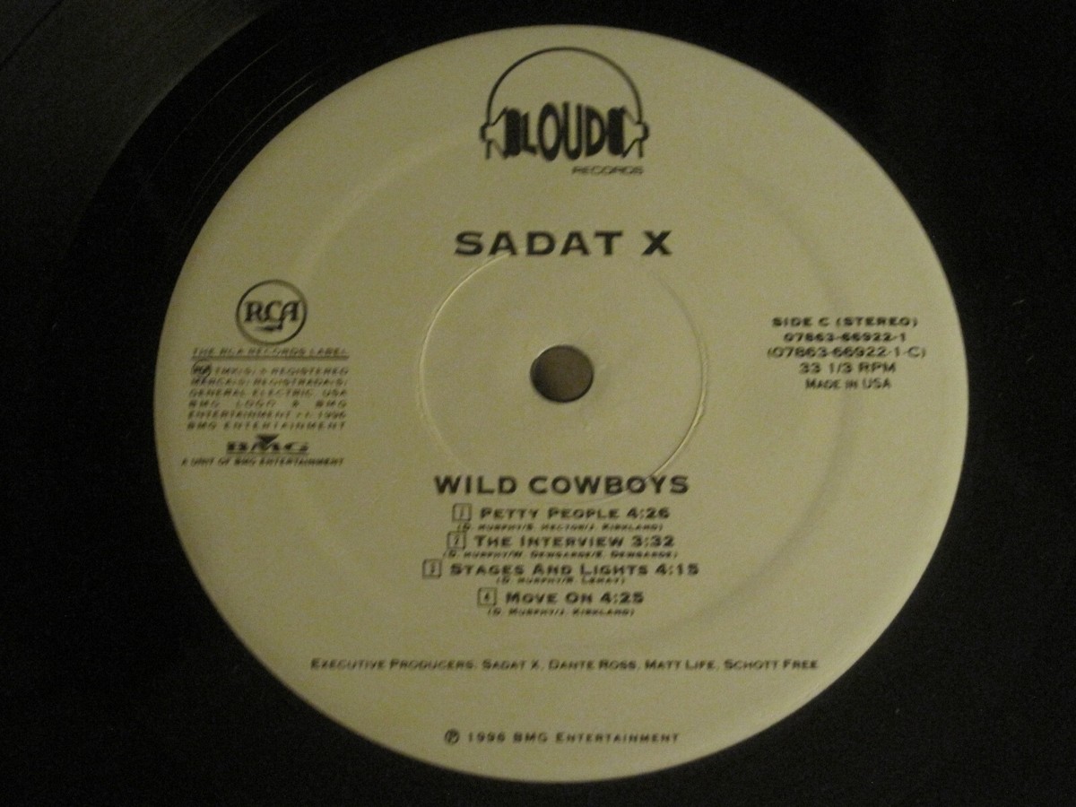 SADAT X WILD COWBOYS 2LP ORIG '96 LOUD SHOWBIZ PETE ROCK
