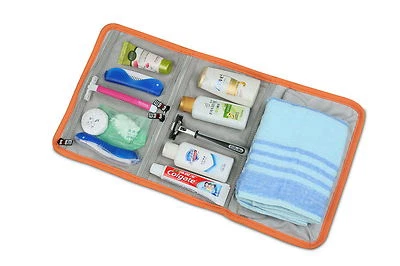 BUBM nero portatile wrap elettronica da viaggio organizzatore di memoria grande