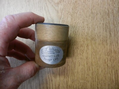 E.L. Wisor's Compact Slate Turkey Call 2'' x 2 1/2'' Used Works well