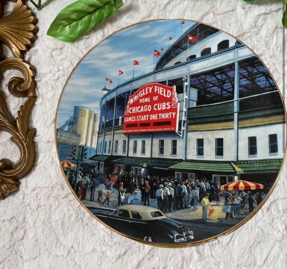 Wrigley Field 1983 Collectors Plate