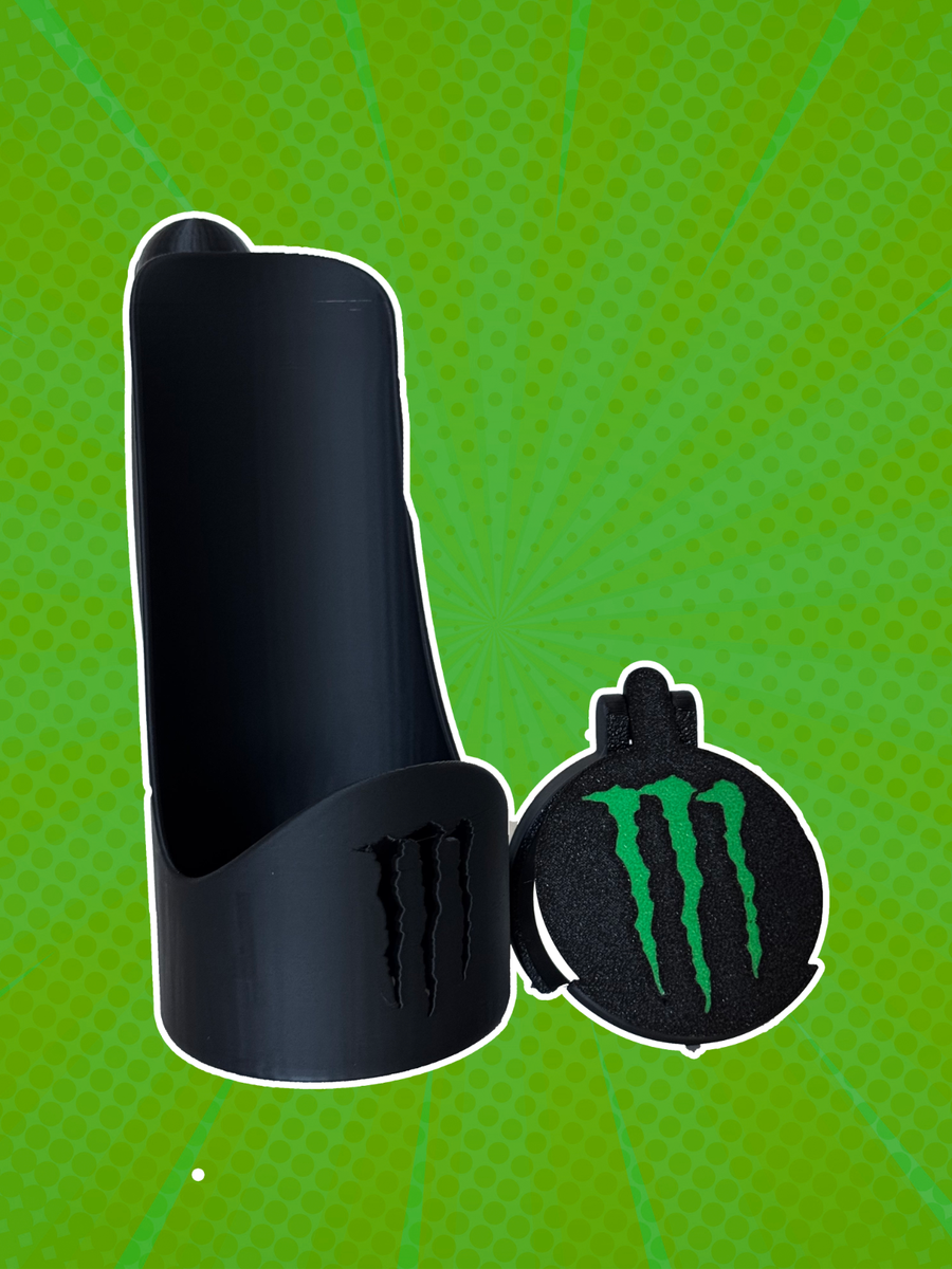 Monster Energy | Can / Cup holder With Snap On Lid! Multiple
