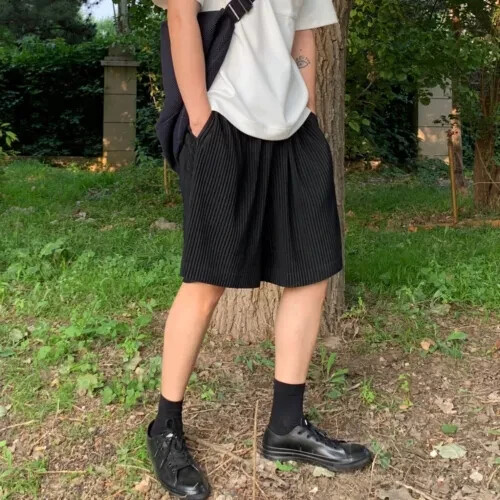 パンツ 1980s issey miyake black short pants 1980s issey miyake black short pants