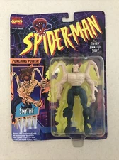 NEW Toy Biz Marvel Spider-Man New Animated Series Smythe Punching Power 1994