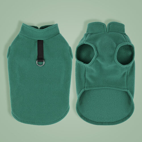 Warm Fleece Dog Cat Coat Jacket Small Puppy Jumper Vest Winter Clothes Apparel - Picture 18 of 24