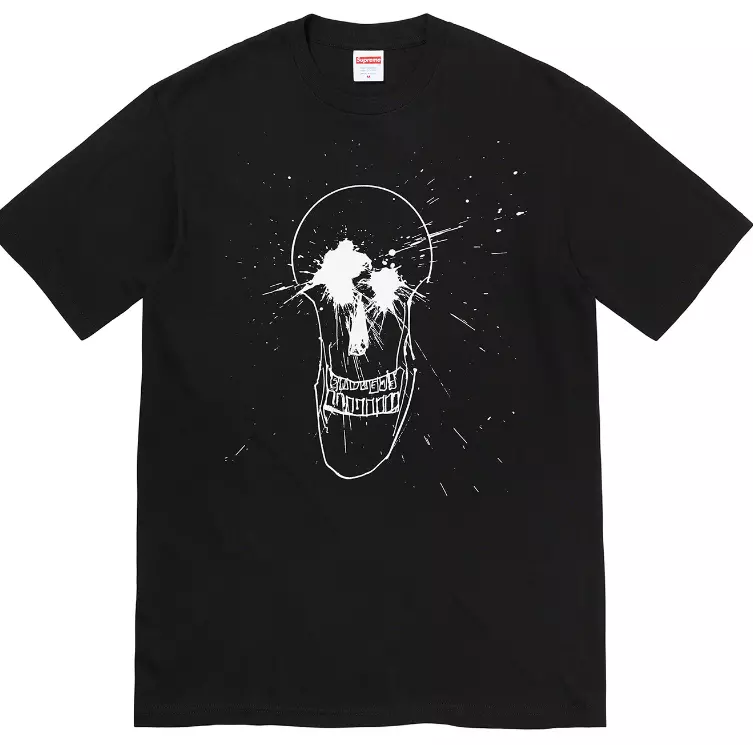 Tee shirt Supreme Ralph Steadman Skull noir 2XL XXL neuf SS22 100% authentique