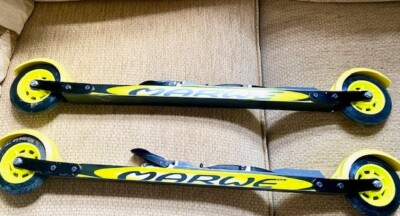 Rollerski Marwe 610C mit Bindung und Salomon Schuhen Gr. 5