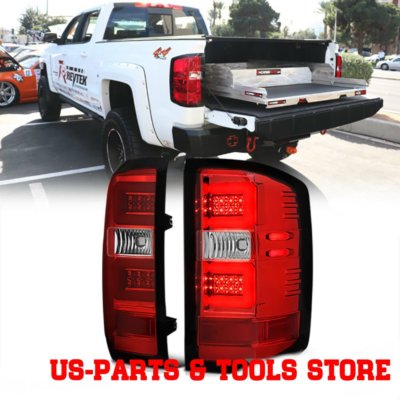 Chevrolet Silverado 2014 - 2018 LED Tube Rückleuchten rot 14 18 tail lights L