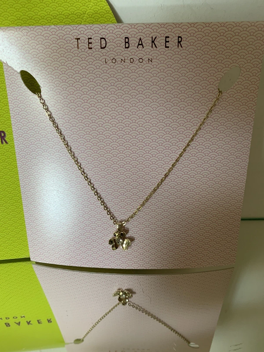 Ted baker clover necklace clearance
