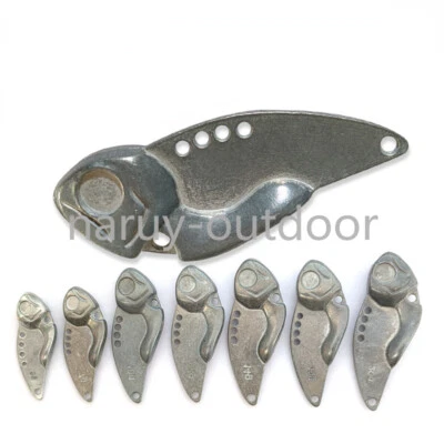 10 Stück Unlackierte Metall Vib Köder Spinner Köder DIY Köder 5g-20g Jig Bars... - Bild 1 von 4