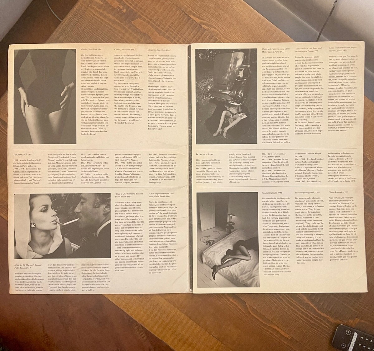 JEANLOUP SIEFF POSTERBOOK 1989年 5枚入り JEANLOUP SIEFF POSTERBOOK 1989年 5枚入り Jean Loup Sieff