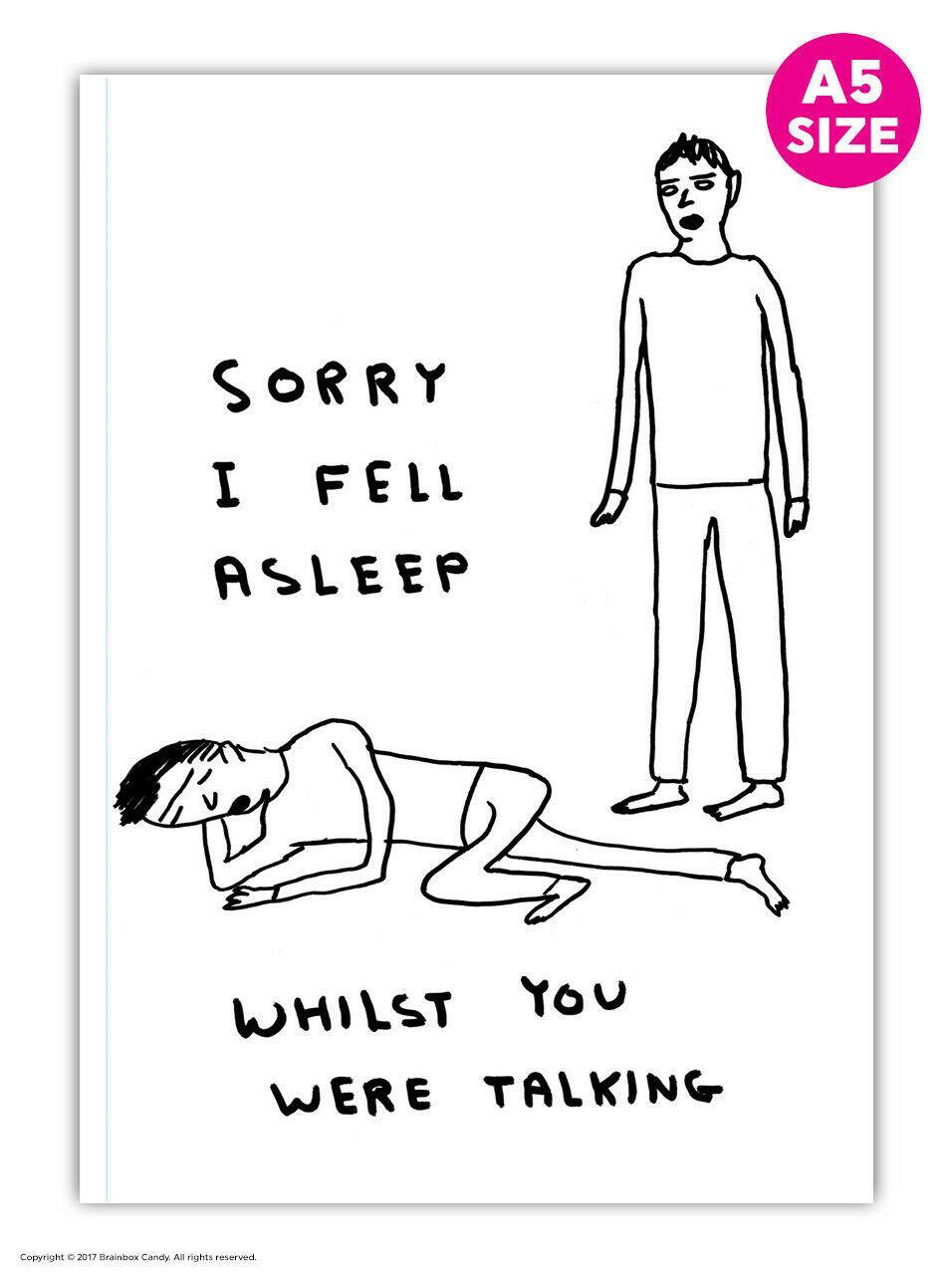 David Shrigley A5 Notepad Notebook Jotter Journal Funny Comedy Humour Joke Gift