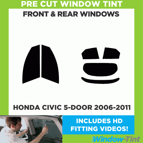 For Honda Civic 5-door Hatchback 2006-11 Full Pre Cut Window Tint Kit Film Film - Picture 1 of 9