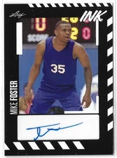 2023 Leaf Ink Mike Foster Auto #BA-MF2 Philadephia 76ers Washington Wizards