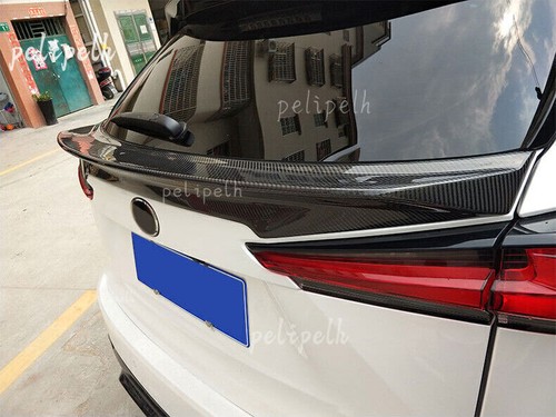 Para Lexus NX 200t 2015-2017 maletero trasero fibra de carbono seca borde de aleta de ala - Imagen 5 de 8