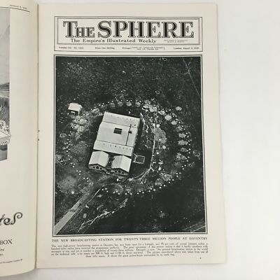 The Sphere Newspaper August 8 1925 Broadcasting Station for People in Daventry