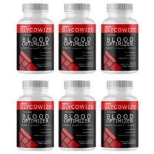 Glycowize Advanced Blood Optimizer Glycogen Support Supplement - 6 Bottles