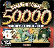 Galaxy of Games (2008) PC Games Over 50,000 Variations eGames 2-Disc New Sealed