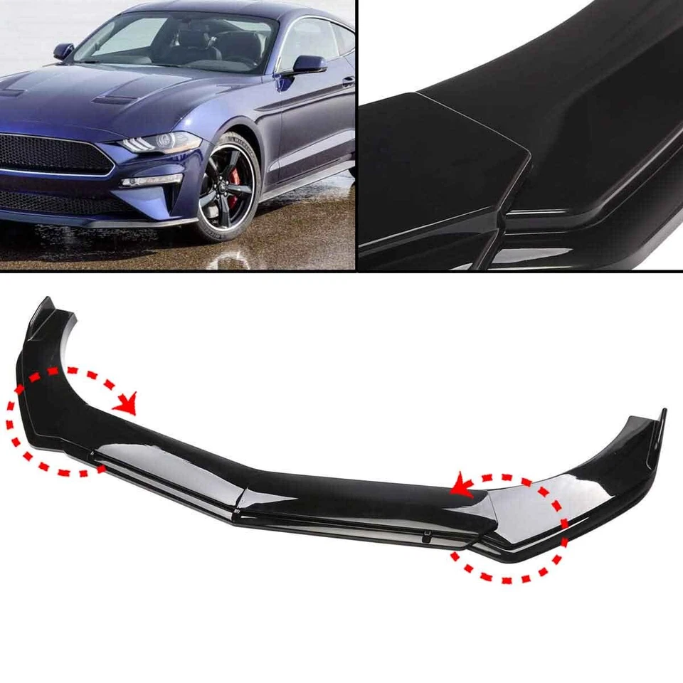 For Toyota 4Runner SUV Front Bumper Lip Splitter Chin Spoiler Body Kit Glossy Foto 2 de 4