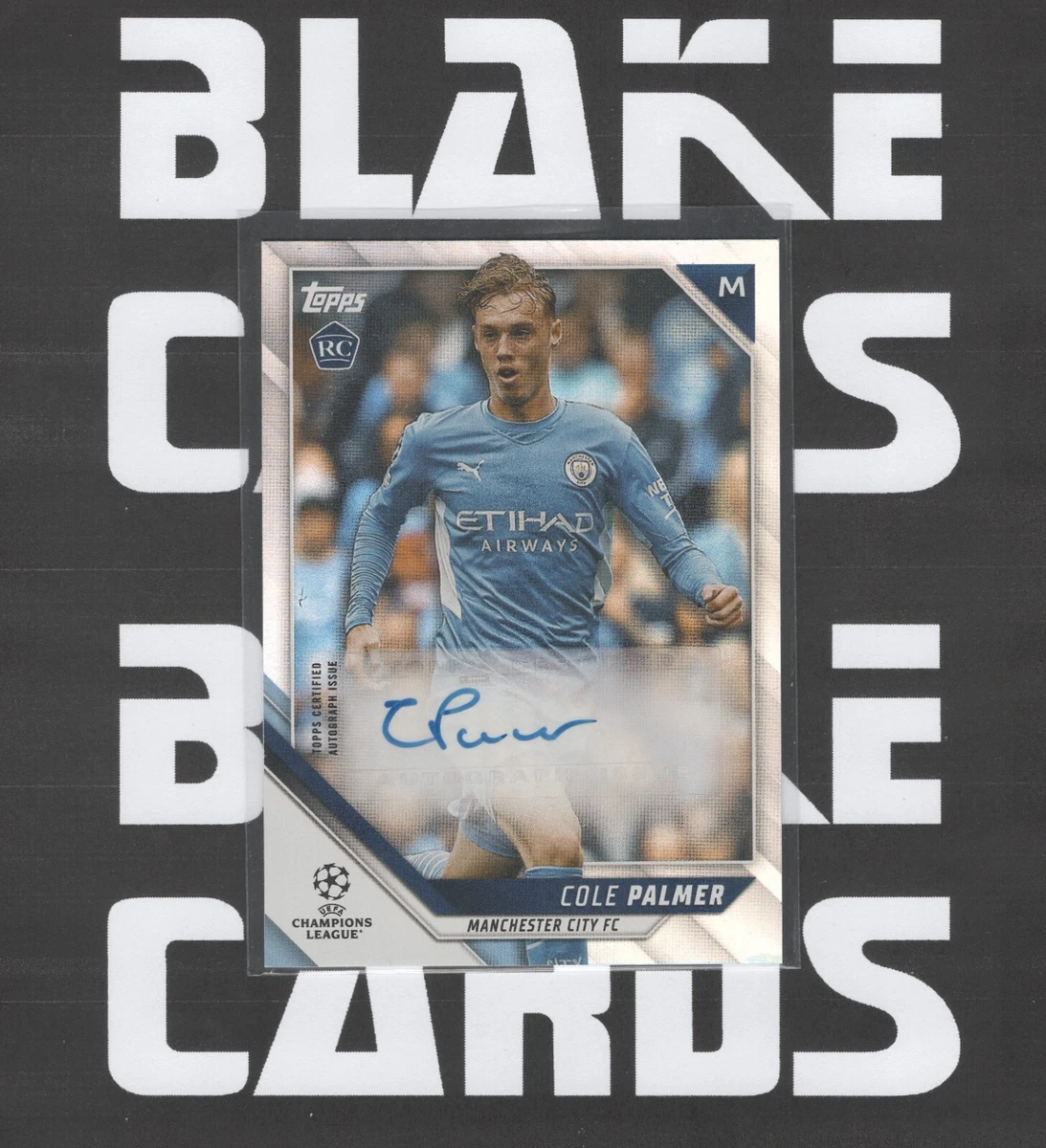 2021-22 Topps UEFA Champions League Cole Palmer Rookie Auto RC #BA