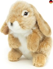 Uni-Toys - Widderkaninchen, stehend (beige) - 18 cm (Höhe) - Plüsch-Hase, K