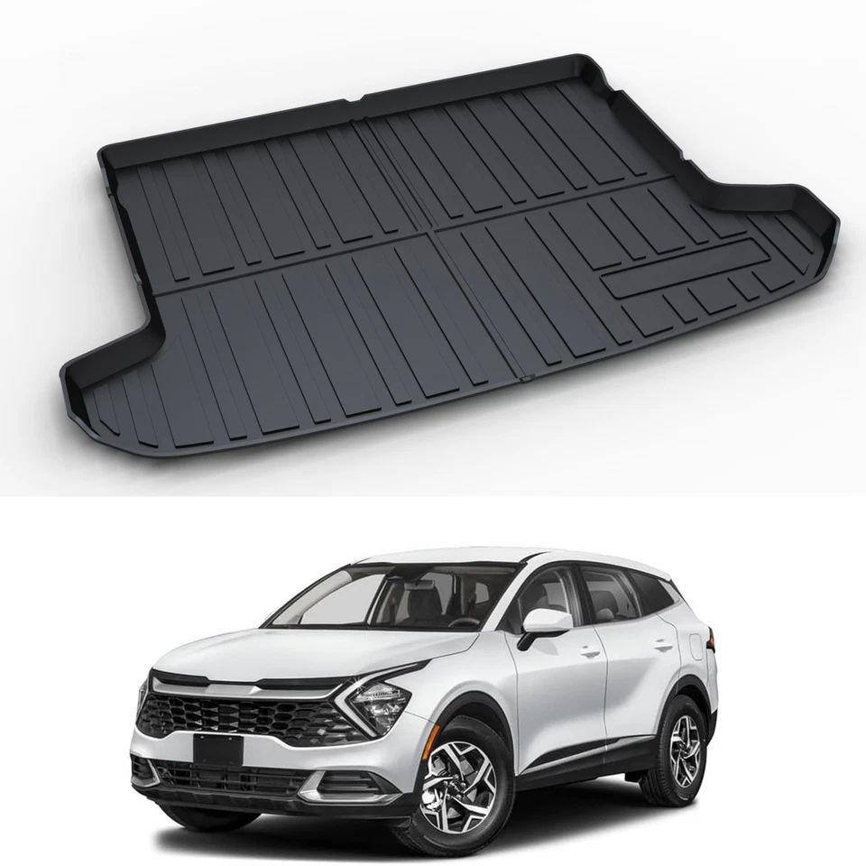 Alfombrilla revestimiento maletero carga trasero TPO para todo tipo de clima para Kia Sportage 2017-2022 Foto 2 de 4