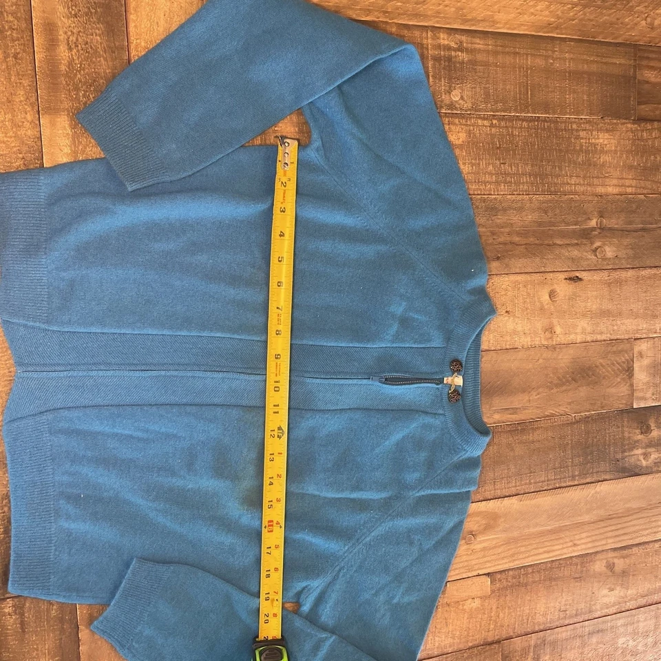 Suéter azul vintage años 50 Garland Dreamspun Foto 4 de 4