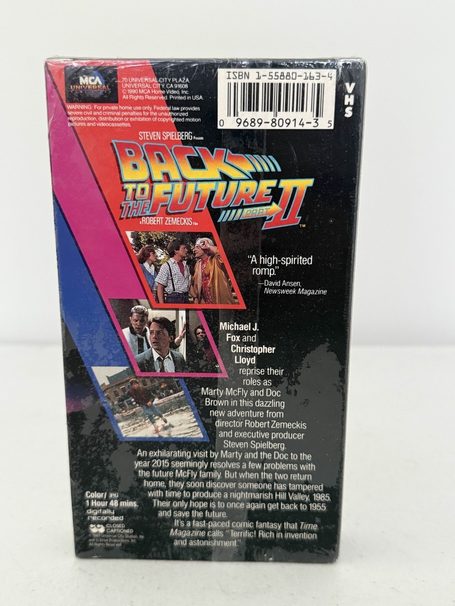 Back to the Future 2 (VHS, 1990) for sale online | eBay