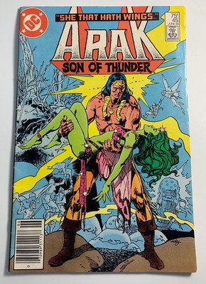 Arak Son of Thunder #45 (Newsstand) VF; DC | Todd McFarlane Pin-Up