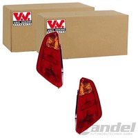 2X VAN Wezel RÜCkleuchten SET Links+Rechts Passend FüR Fiat Grande