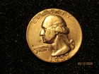 1957 Washington silver quarter
