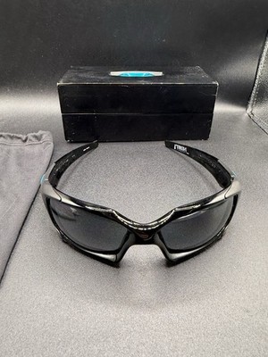 Oakley Pit Boss Tron Polished Black Gunmetal Black Irid Polar Lens