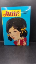Vintage 1967 June Annual For Girls H/B