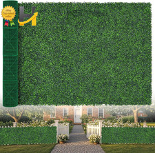 Artificial Boxwood Roll 72 Sq ft Uv Anti Faux Ivy Grass Wall