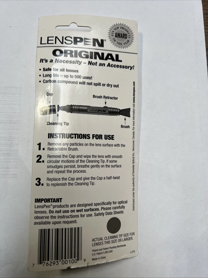 Очиститель объективов LensPen для цифровых зеркальных фотоаппаратов, цифровых фотоаппаратов и цифровых видеокамер - Изображение 2 из 2