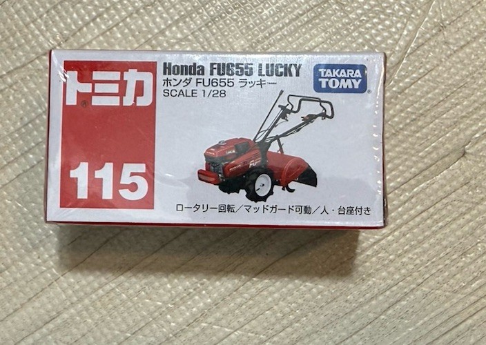 Takara Tomy Tomica 115 Honda FU655 Lucky 1:28 Diecast Model Toy Car New Sealed