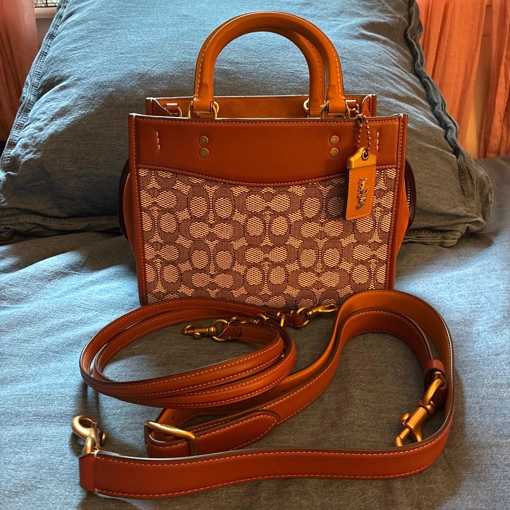 Coach Rogue Leather Exterior Crossbody Bags & Handbags for Women
