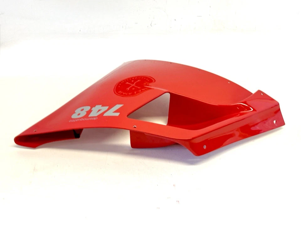 Carenado medio rojo genuino OEM Ducati 996 748 916 cubierta lado derecho 48010401A Foto 4 de 4
