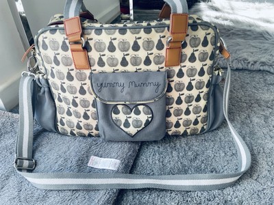 Pink Lining Yummy Yummy Mummy Bag Grey Pink Lining Yummy Mummy - Main Image