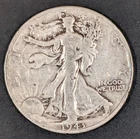 A Silver Walking Liberty Half Dollar 1943
