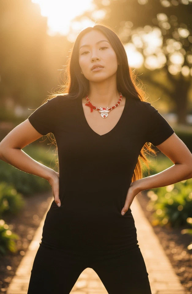 BETSEY Johnson Collar Guiño Reno Colgante Arco Cinta Navidad Nuevo con Etiquetas Foto 2 de 4