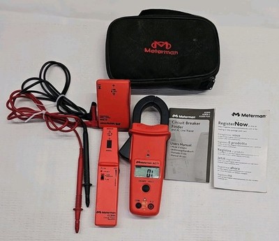 METERMAN AC71 CLAMPMETER AUTOMATIC MULTIMETER ECB50 CIRCUIT TRACER SENSOR KIT