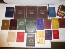 24 Vintage Shiny Gilded Lettering &/or Edge Book Lot ~ Decorator's Special!